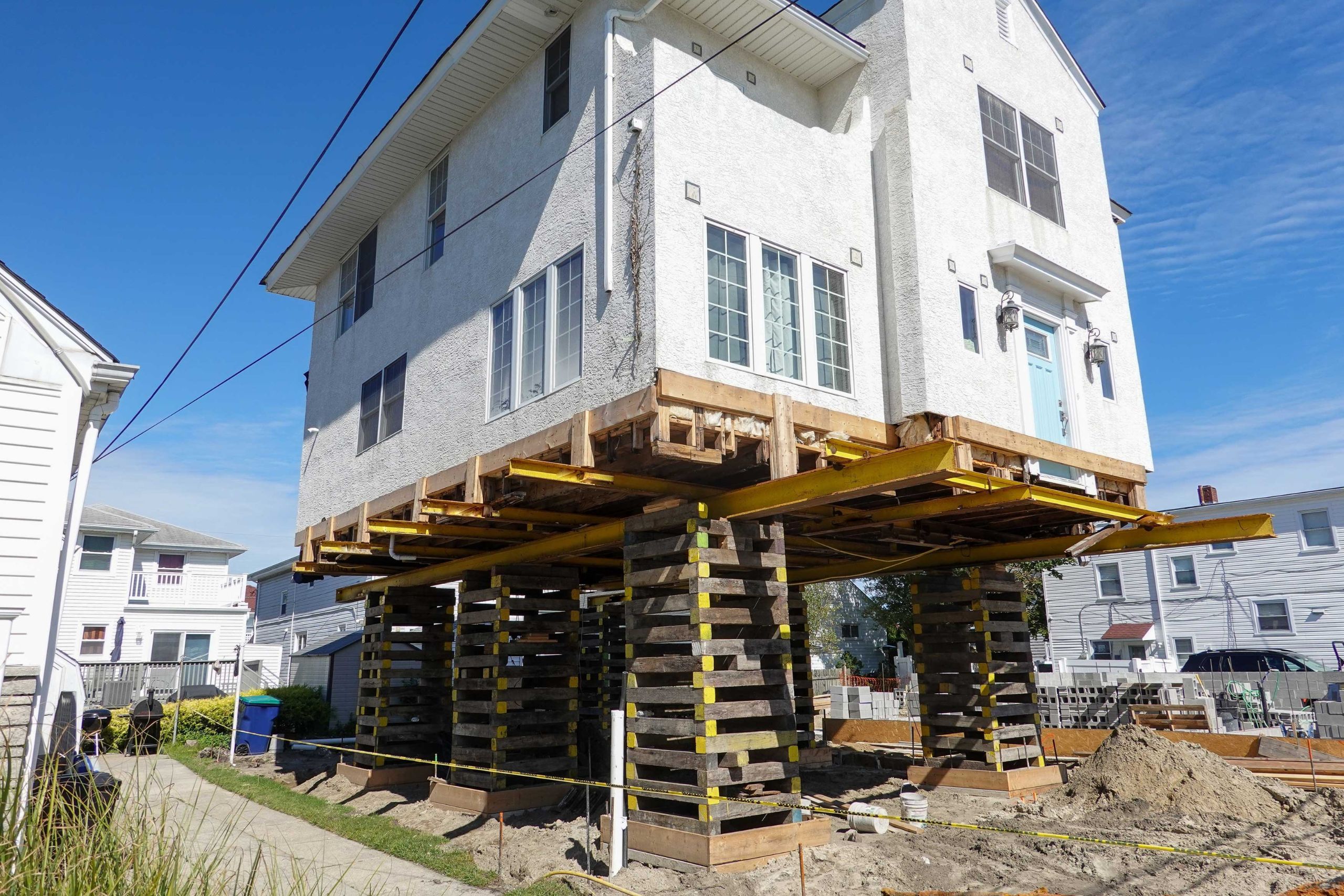 Located in West Chester, Pennsylvania, we are a company that specializes in house lifting, small distance house moving, piles and foundations.